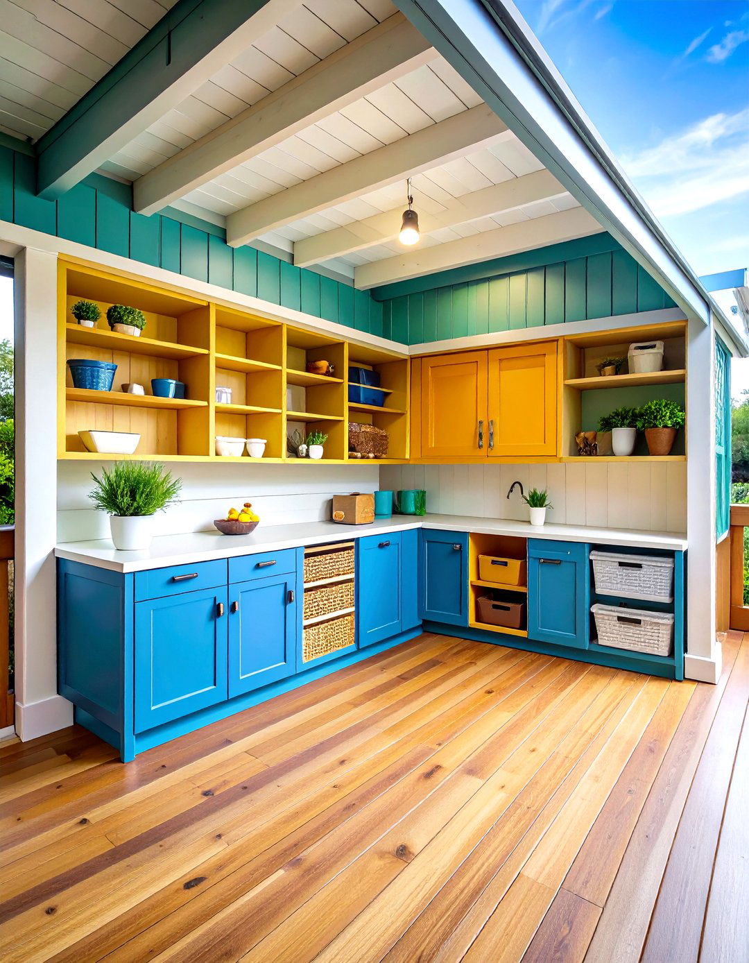 Under Deck Multi Purpose Storage System - 20 Under Deck Ideas