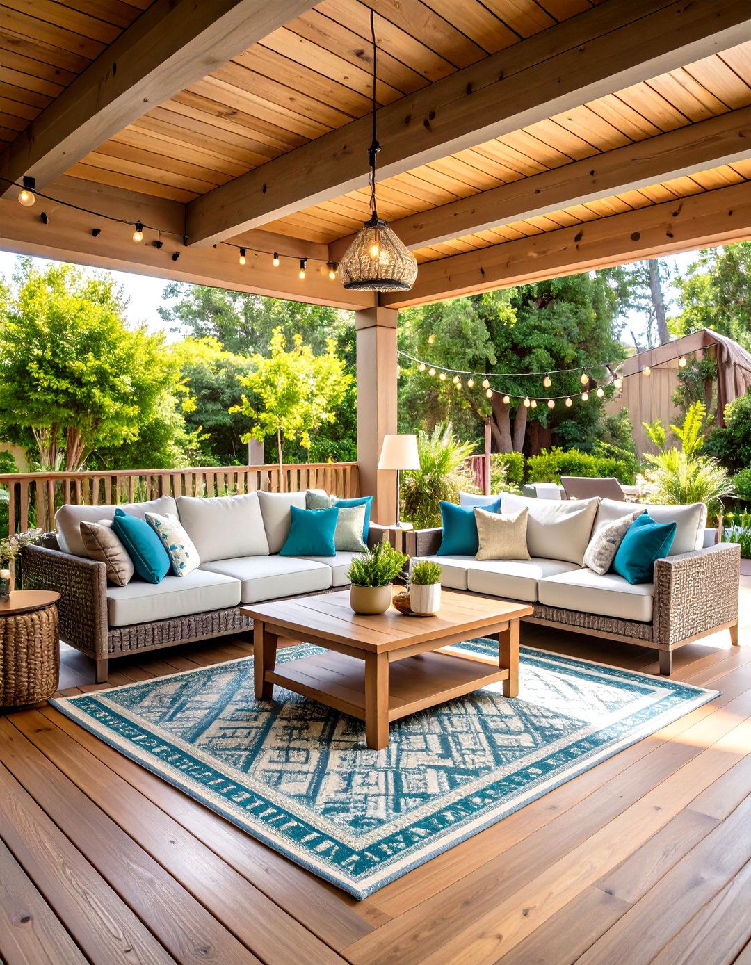Under Deck Outdoor Living Room Sanctuary - 20 Under Deck Ideas