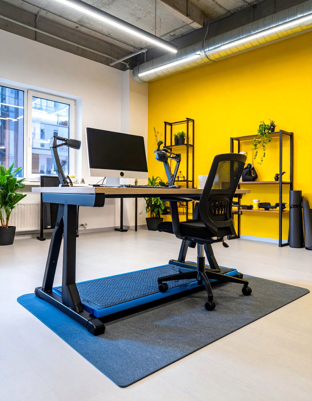Under Desk Walking Pad Home Gym Office - 20 Home Gym Ideas