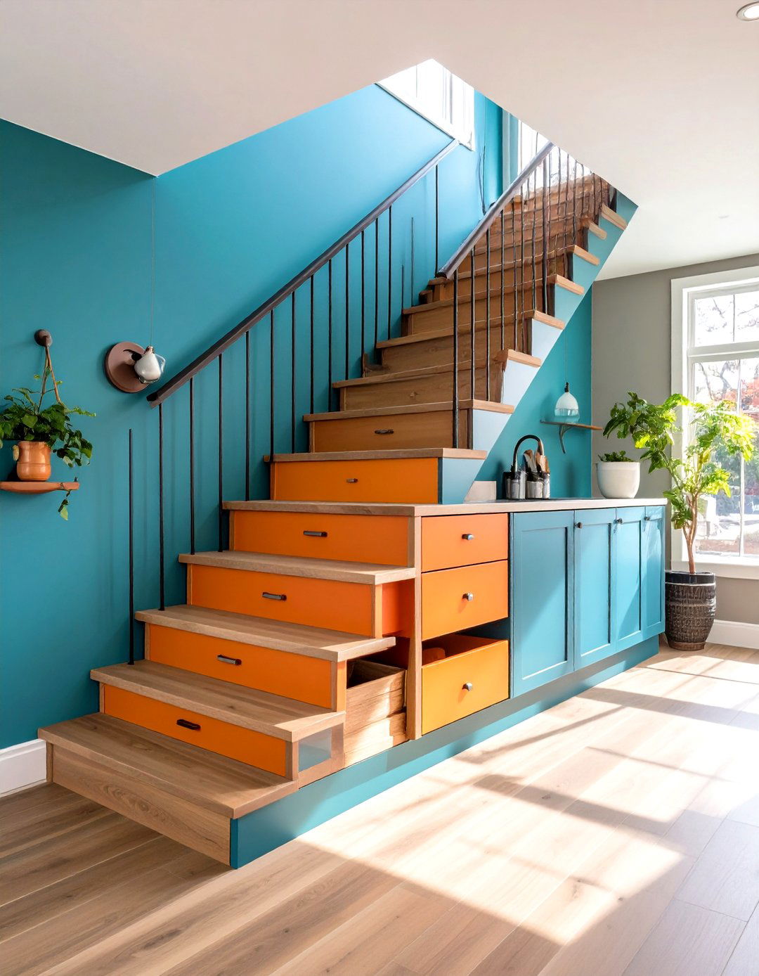Under Stair Drawers - 20 Tiny House Storage Ideas