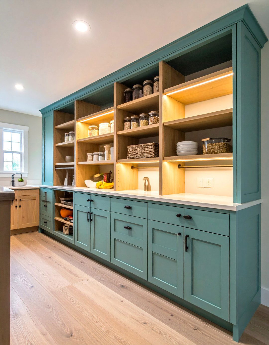 Under Stair Townhouse Kitchen Pantry - 20 Townhouse Kitchen Ideas