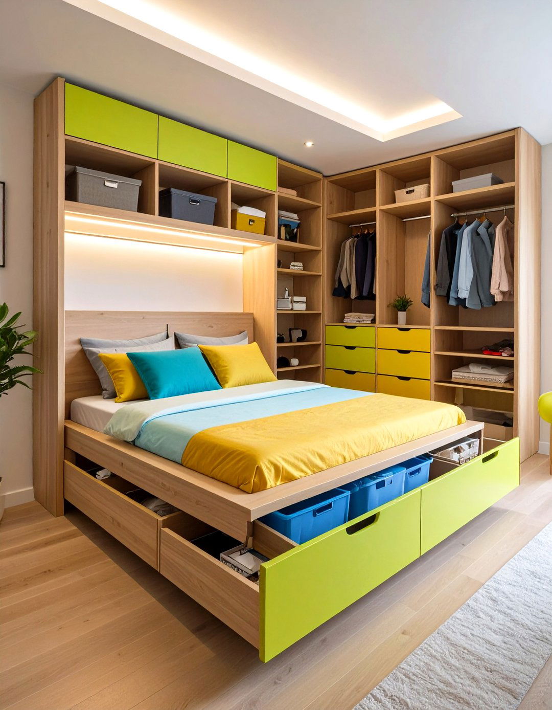 Under bed Storage - 20 Small Apartment Ideas for Guys