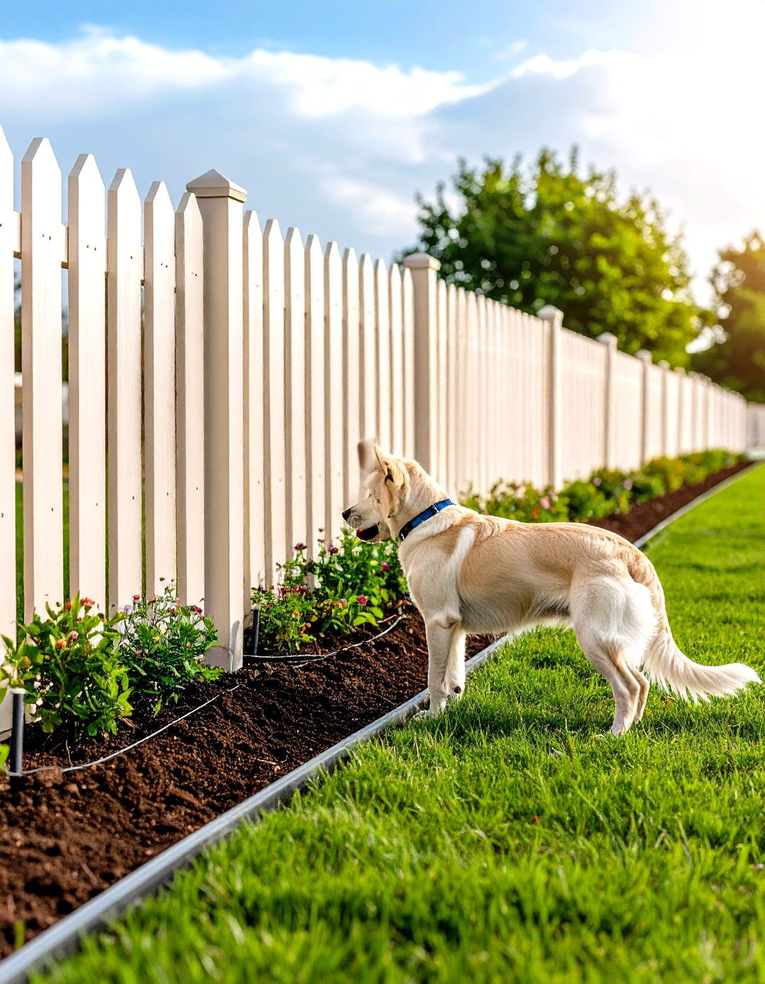 Underground Cable Dog Fence with Perimeter Wiring - 20 Dog Fence Ideas
