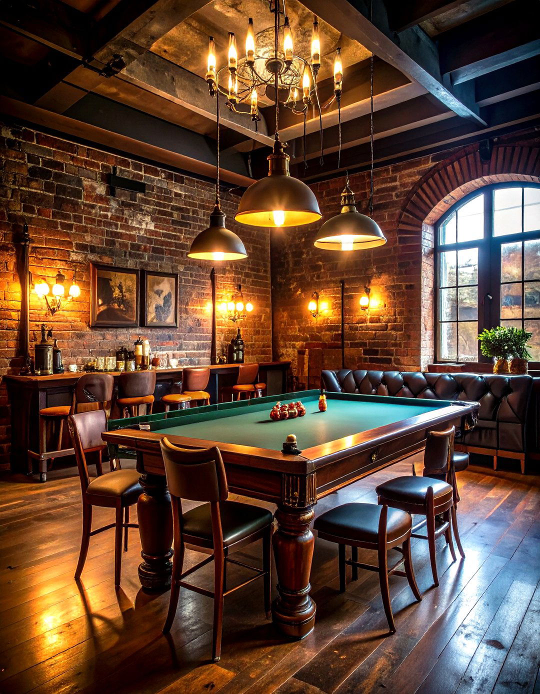 Underground Speakeasy Pool Table Room - 20 Pool Table Room Ideas