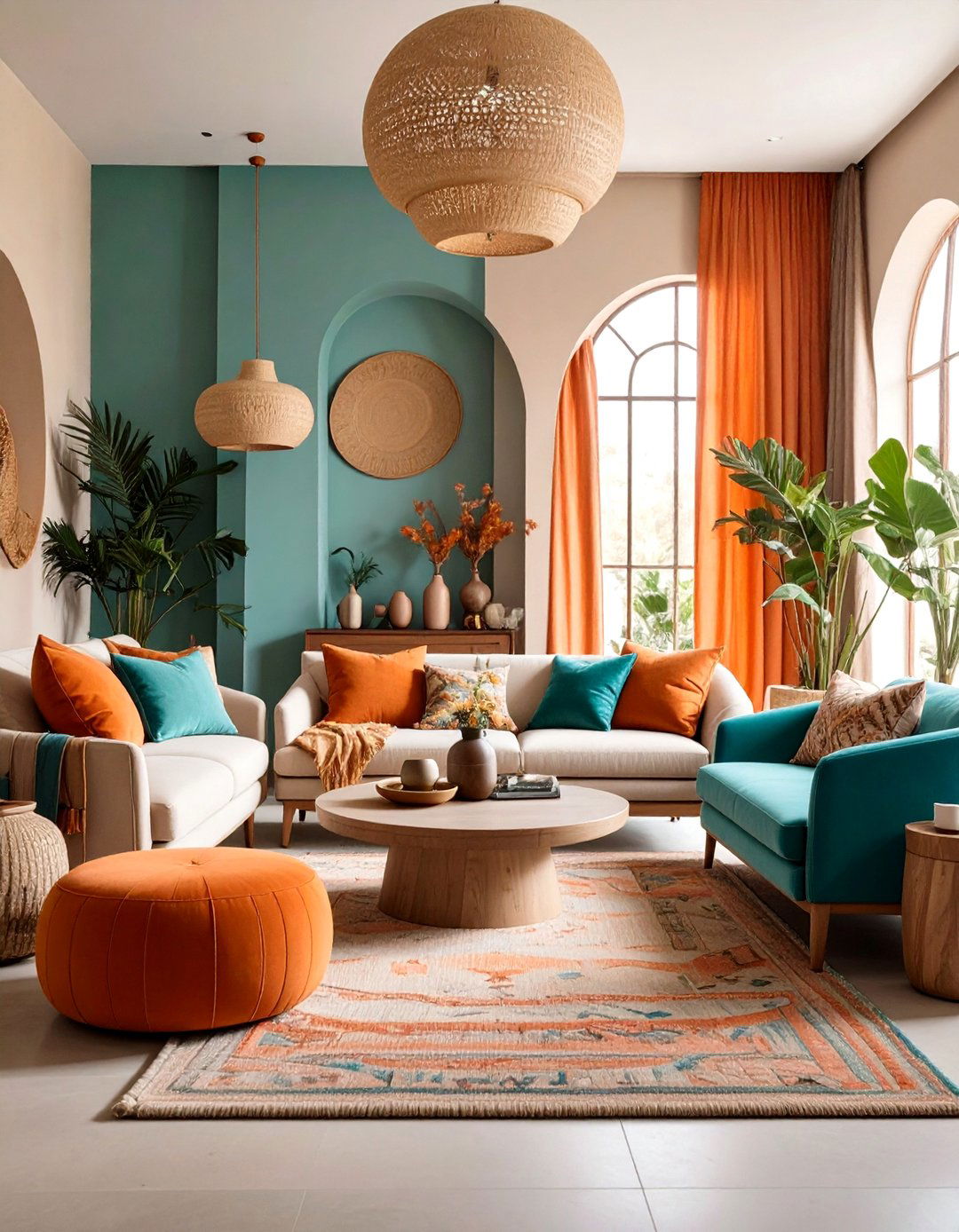 Understanding Orange - 20 Teal and Orange Color Scheme for Your Rooms