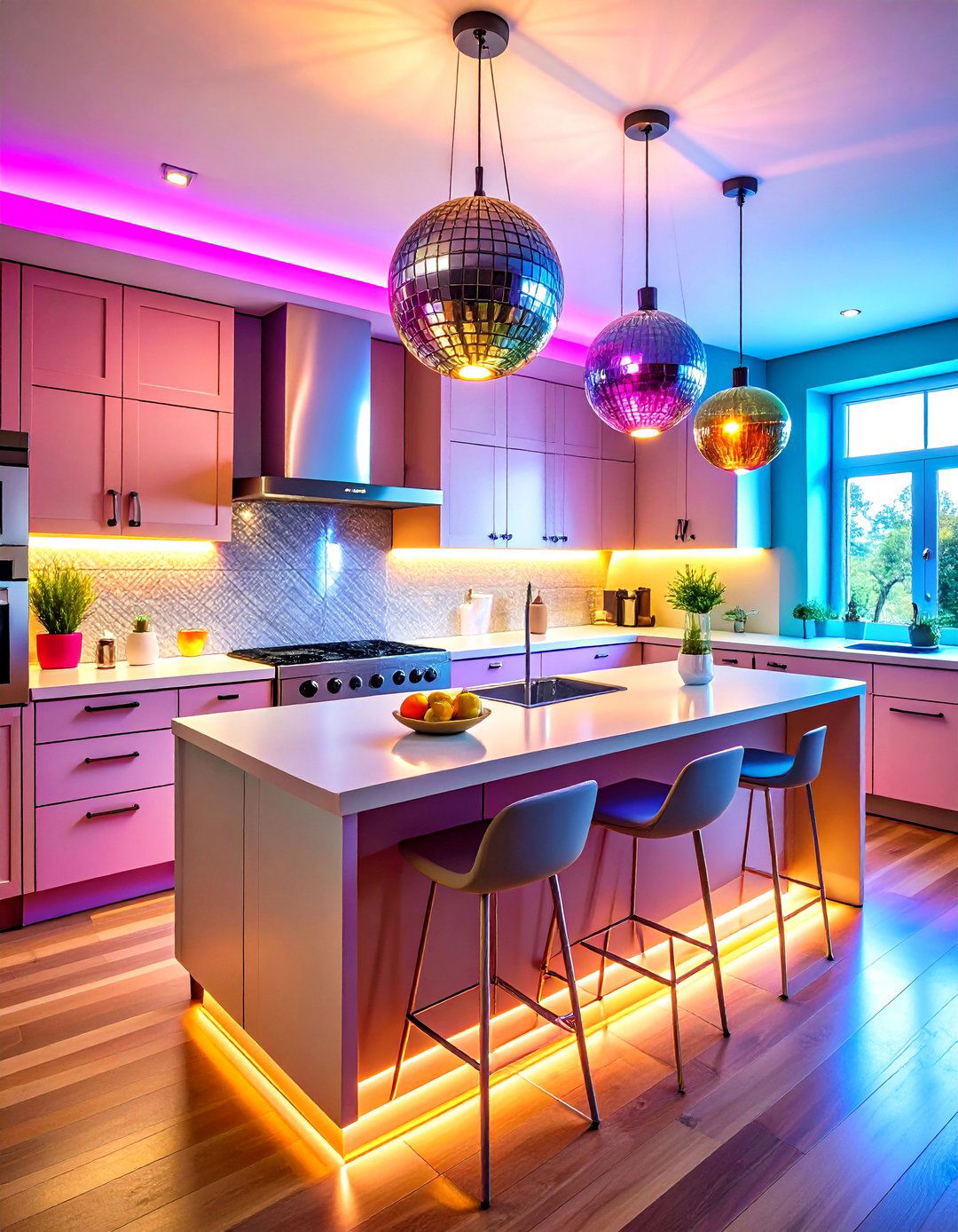Unexpected Lighting Layers Enliven the Kitchen - 20 Eclectic Kitchen Ideas