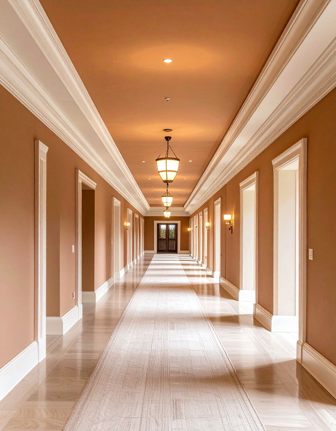 Unexpected Painted Ceiling - 20 Boho Hallway Ideas