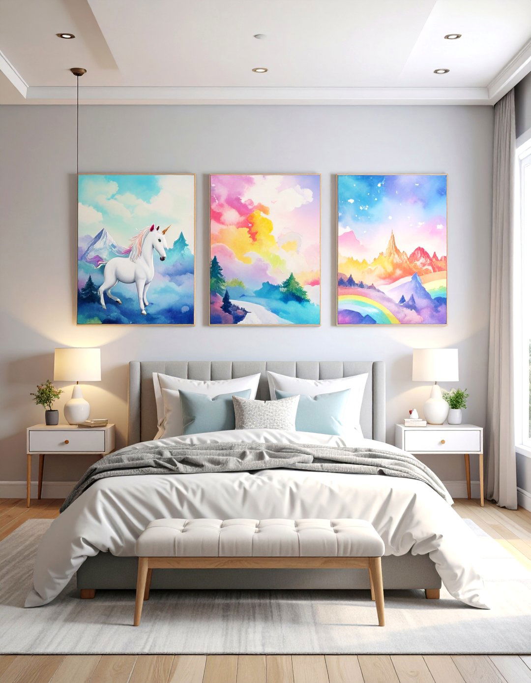 Unicorn Canvas Art Gallery - 20 Unicorn Bedroom Ideas
