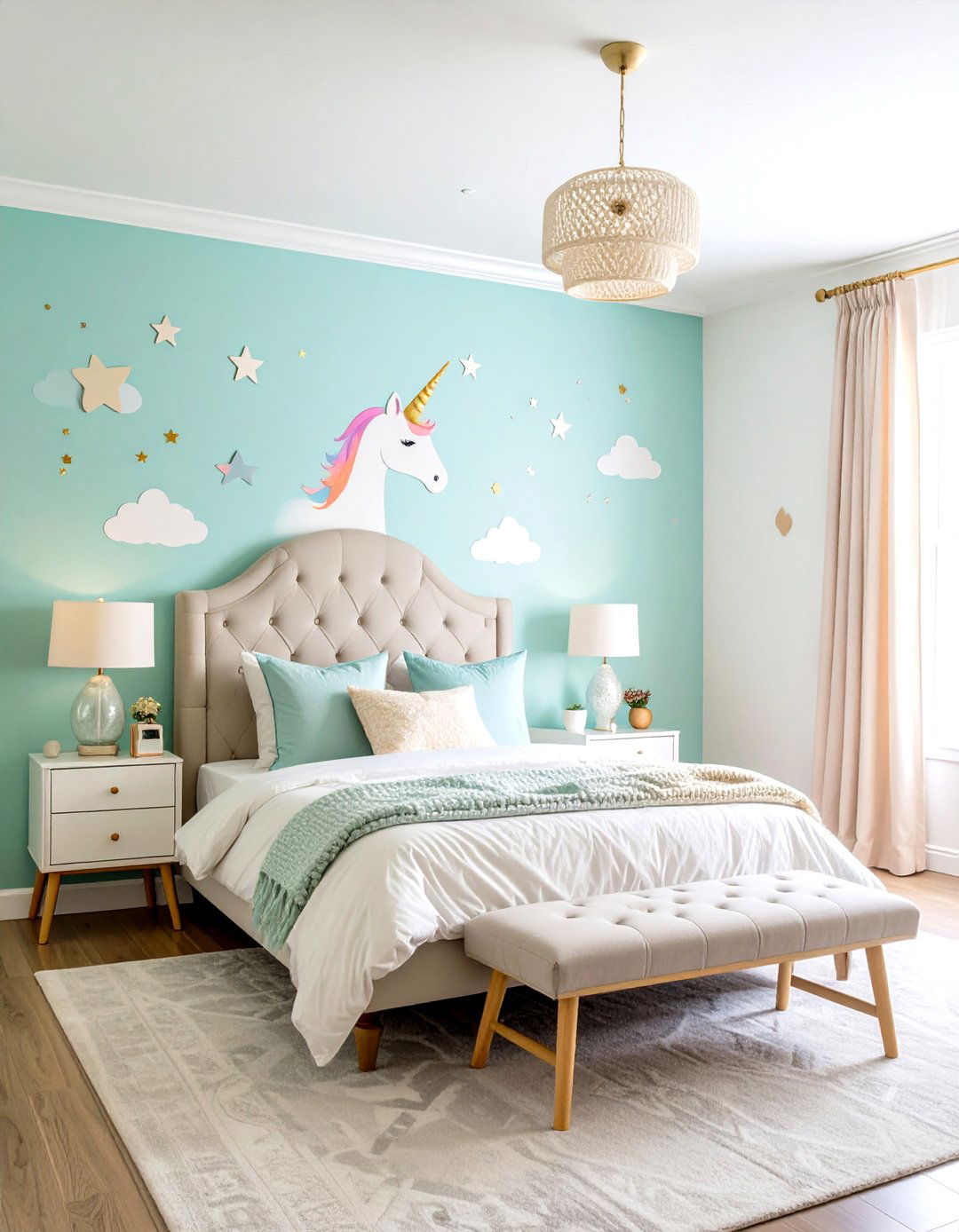 Unicorn Wall Decals - 20 Unicorn Bedroom Ideas