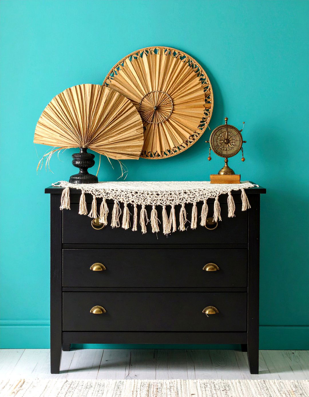 Up Cycled Furniture in Goth Hues - 20 Gothic Boho Decor Ideas