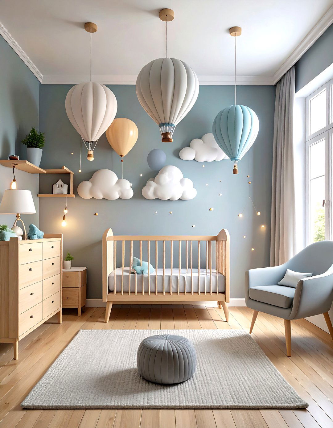 Up Inspired Balloon Adventure Disney Nursery - 20 Disney Nursery Ideas
