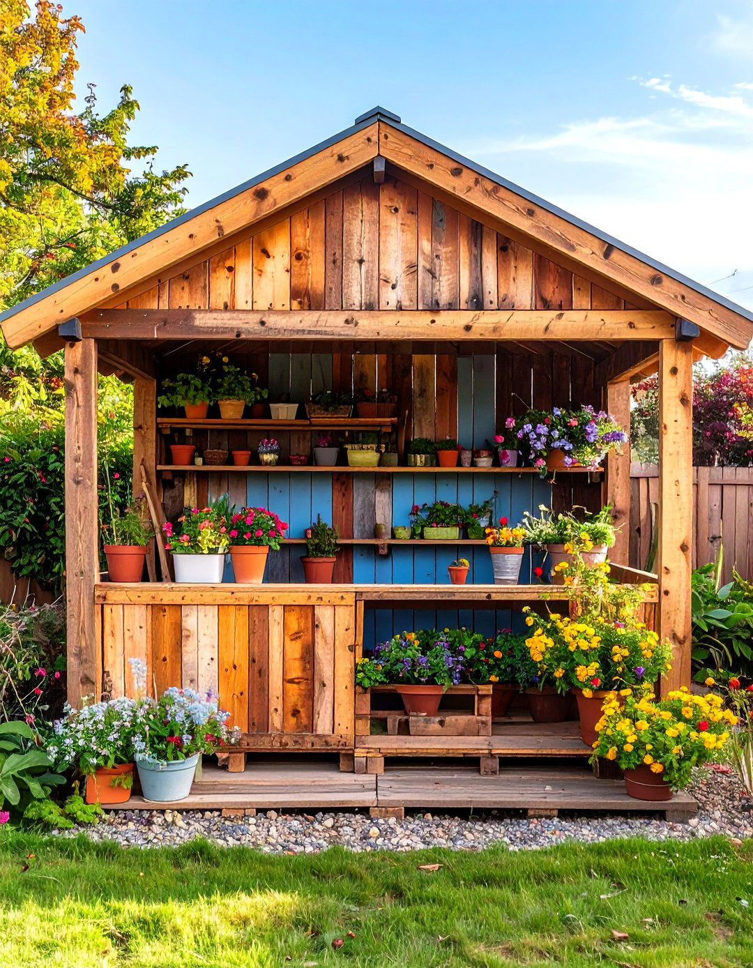 Up cycled Pallet Shed for Budget Builders - 20 Garden Shed Ideas