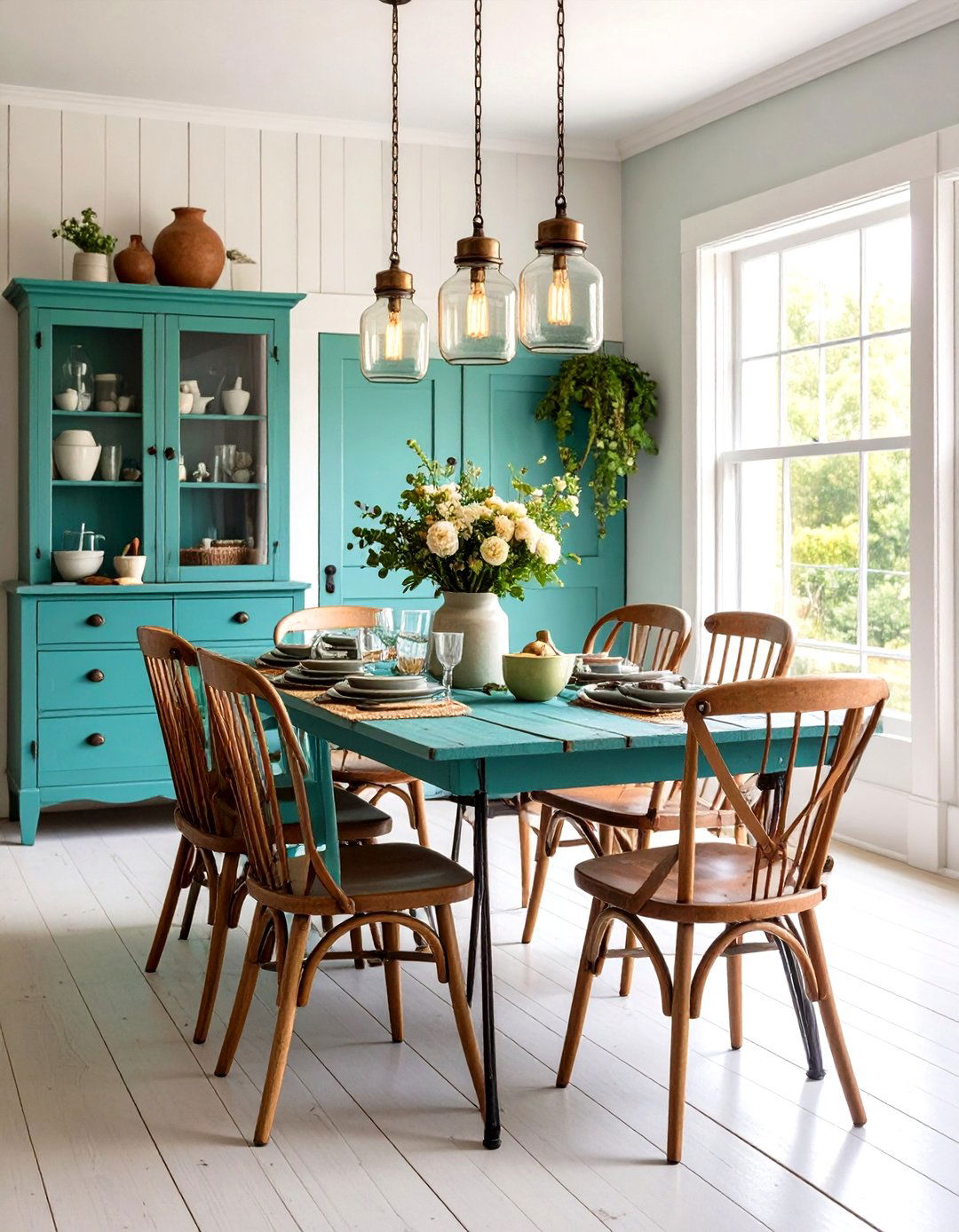 Upcycled Treasures Dining Room - 20 Eclectic Dining Room Ideas