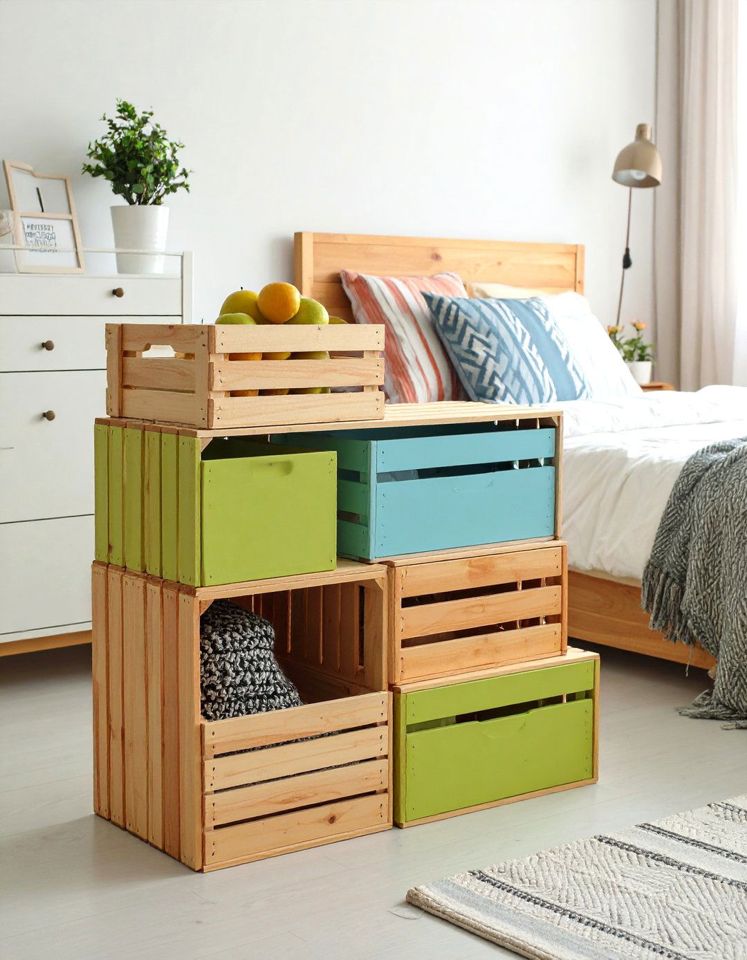 Upcycled Treasures for Clever Storage - 20 Eclectic Bedroom Ideas