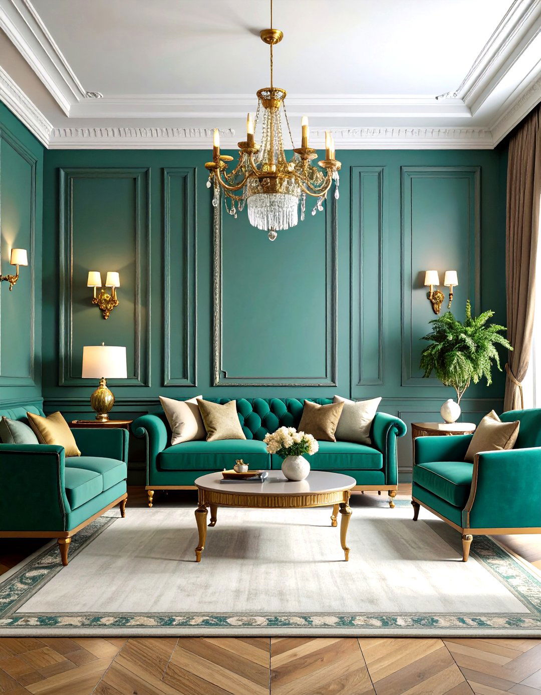 Updated Victorian Living Room Wainscoting Character - 20 Living Room Wainscoting Ideas