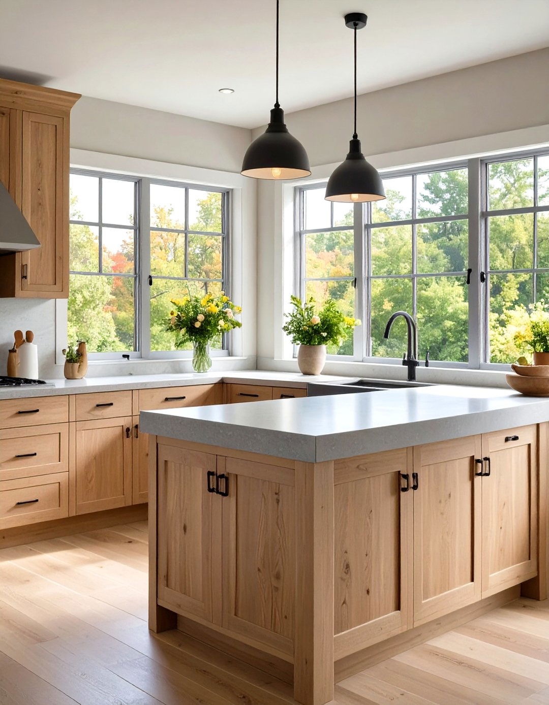 Upgrade Hardware for Polished Detail - 20 U Shaped Kitchen Ideas