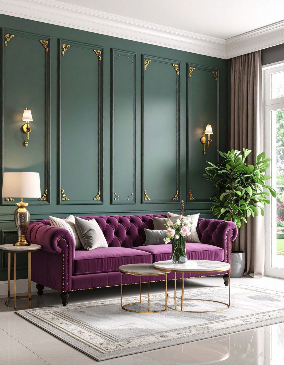 Upholstered Panel Entryway Wall - 20 Entryway Wall Ideas