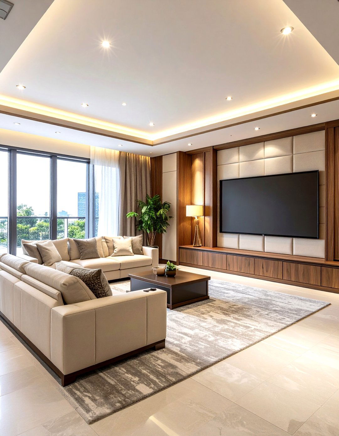 Upholstered Wall Panel Door - 20 Hidden Door Ideas