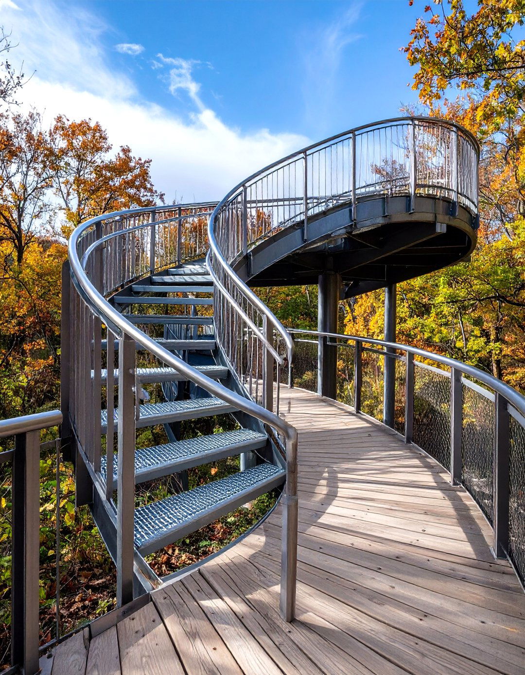 Urban Art Enhanced Walkway - 20 Elevated Walkway Ideas