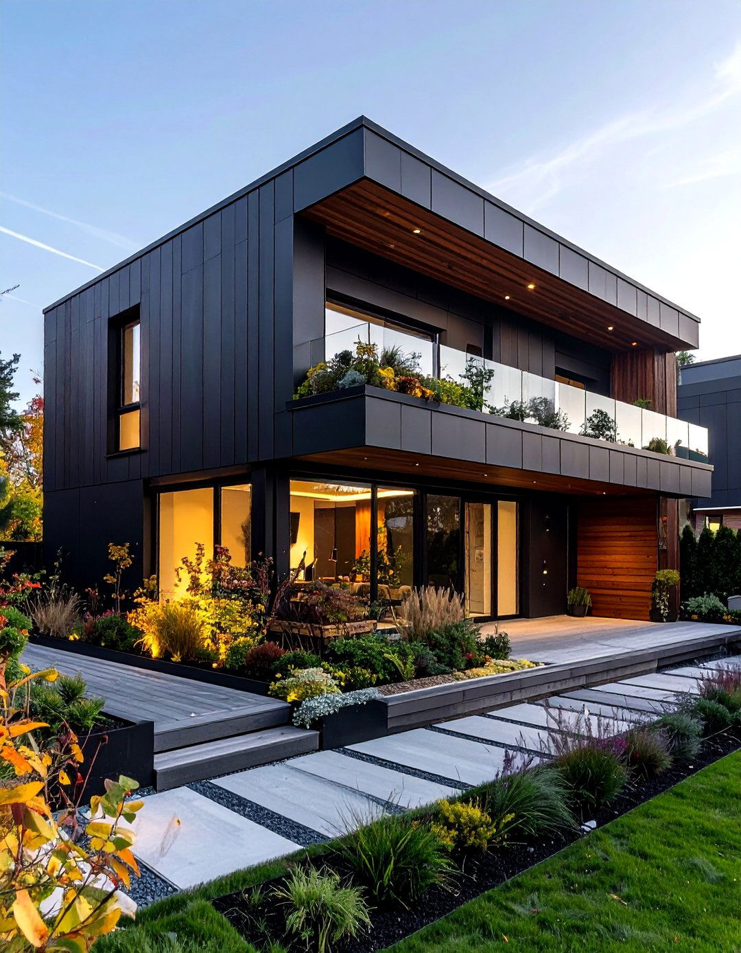 Urban Black Siding House - 20 black siding house ideas