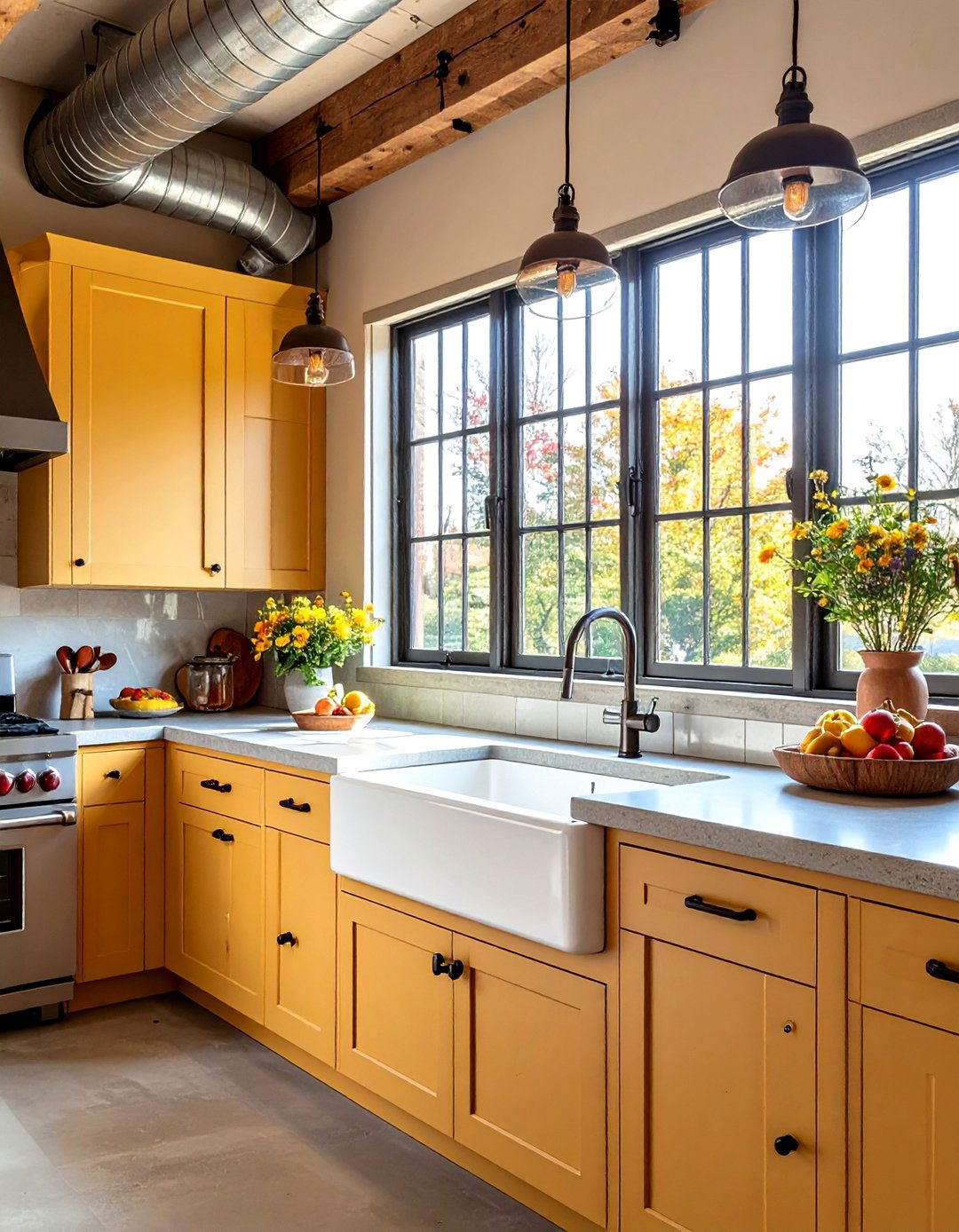 Urban Loft Garage Style Kitchen Window Over Sink - 20 Kitchen Window Ideas Over Sink