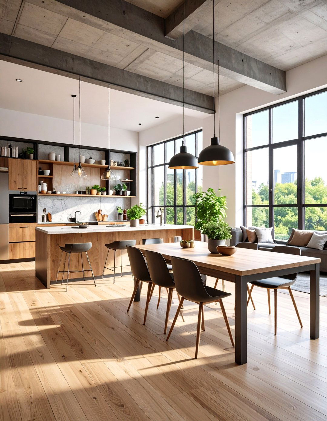 Urban Loft Kitchen Diner - 20 Kitchen Diner Ideas
