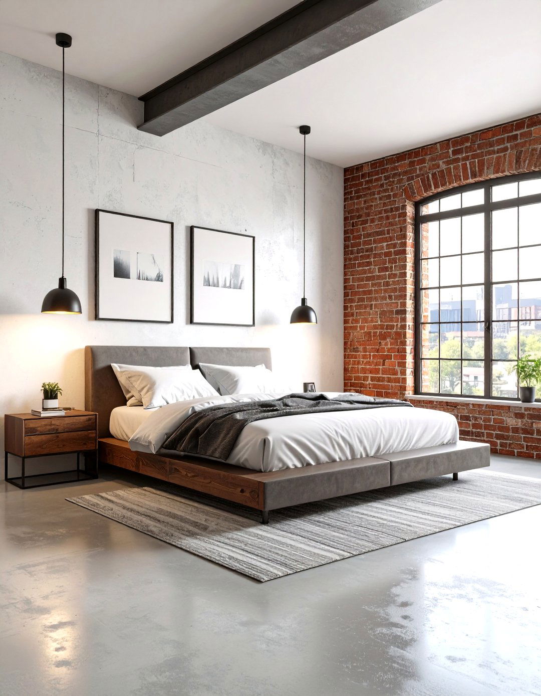 Urban Loft Mens Bedroom - 20 Men's Bedroom Ideas