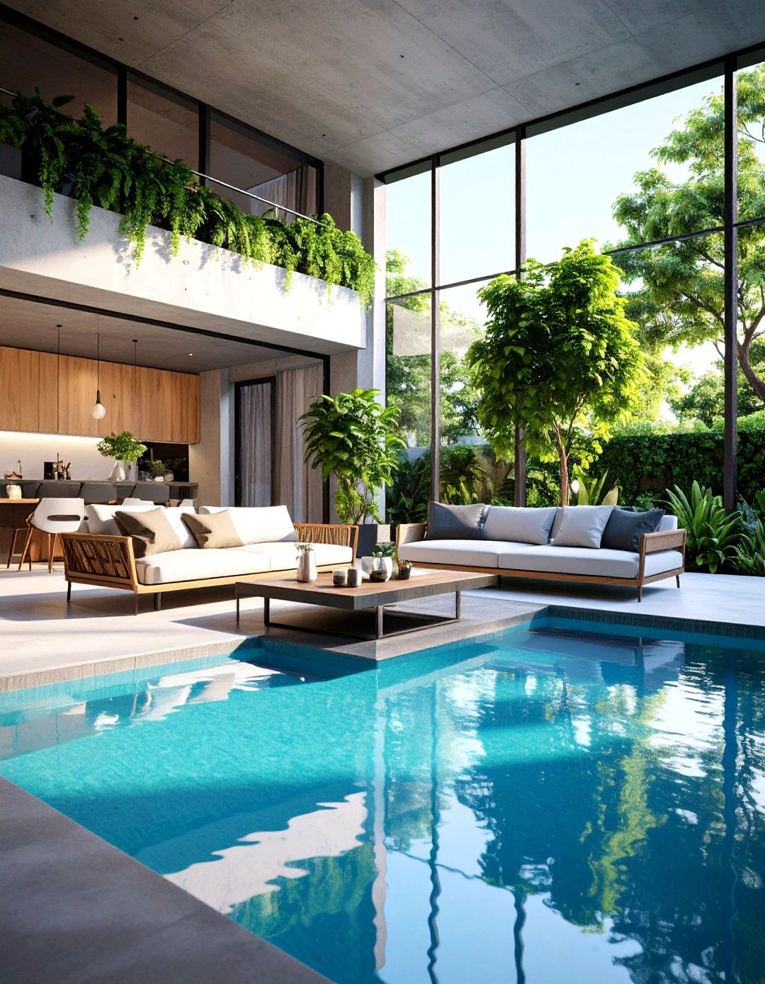 Urban Loft Pool Furniture Design - 20 Pool Furniture Ideas