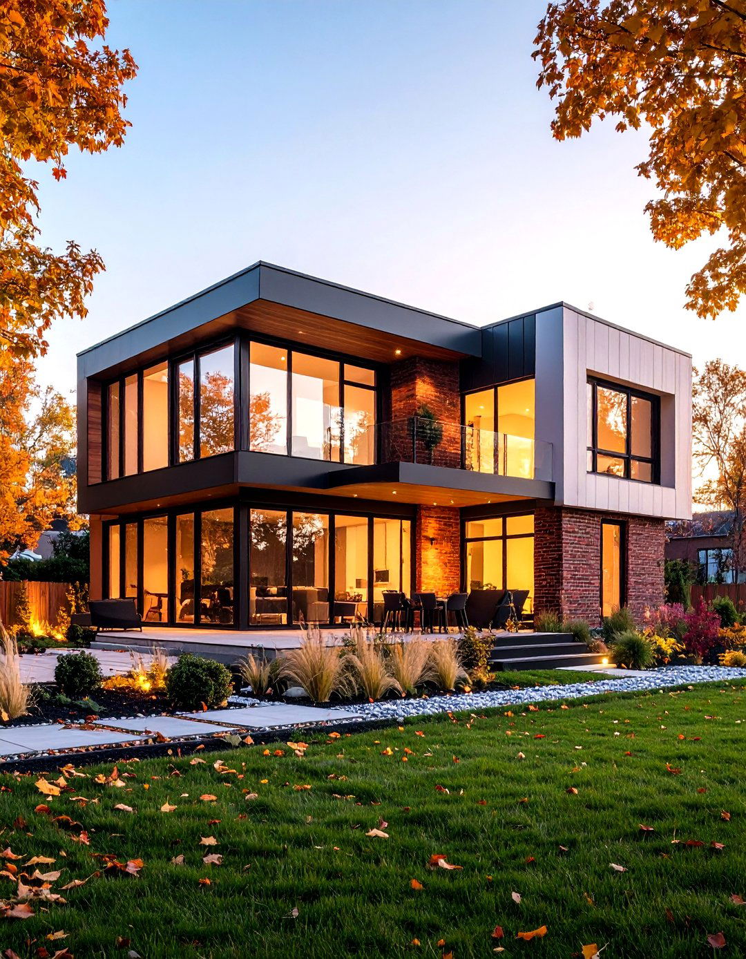 Urban Loft Style House with Black Industrial Windows - 20 Houses With Black Windows