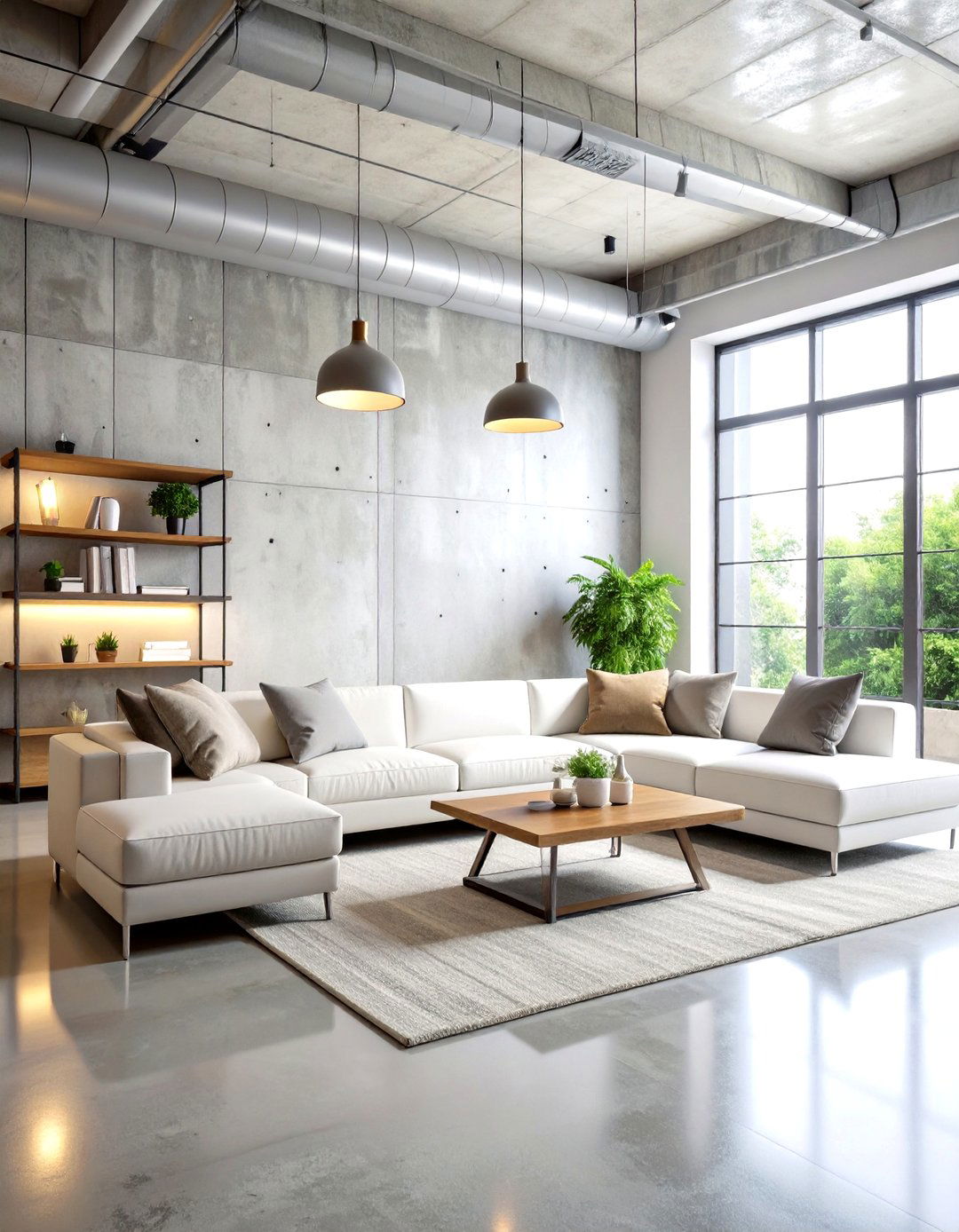 Urban Loft White Couch Studio - 20 White Couch Living Room Ideas