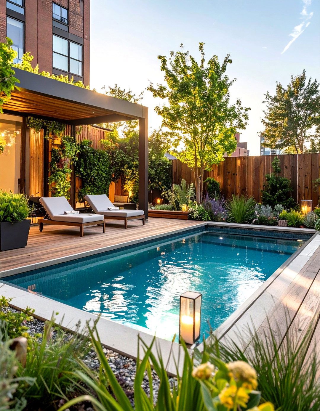 Urban Oasis Pool Landscaping - 20 Pool Landscaping Ideas