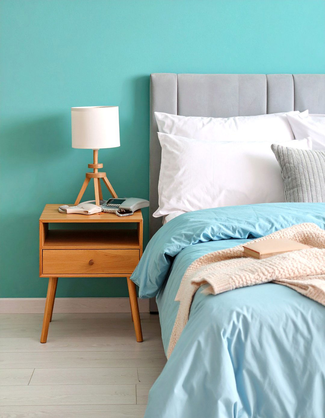 Use Desk as a Nightstand Alternative - 20 Student Bedroom Design Ideas
