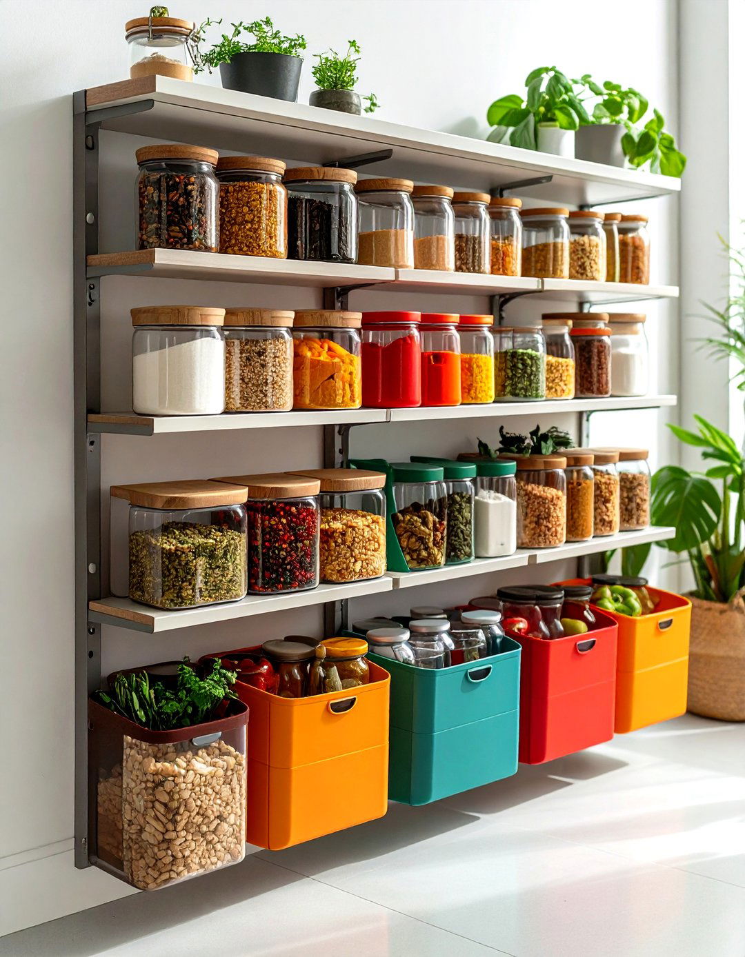 Use Door Mounted Organizers - 20 Small Pantry Ideas