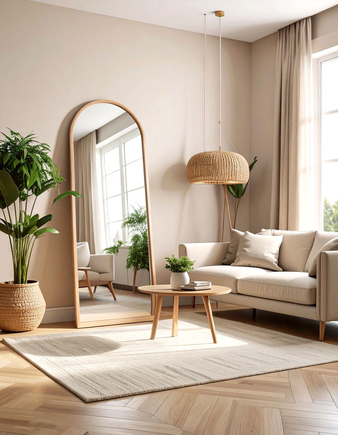 Use Mirrors to Amplify Space - 20 Small Living Room Ideas