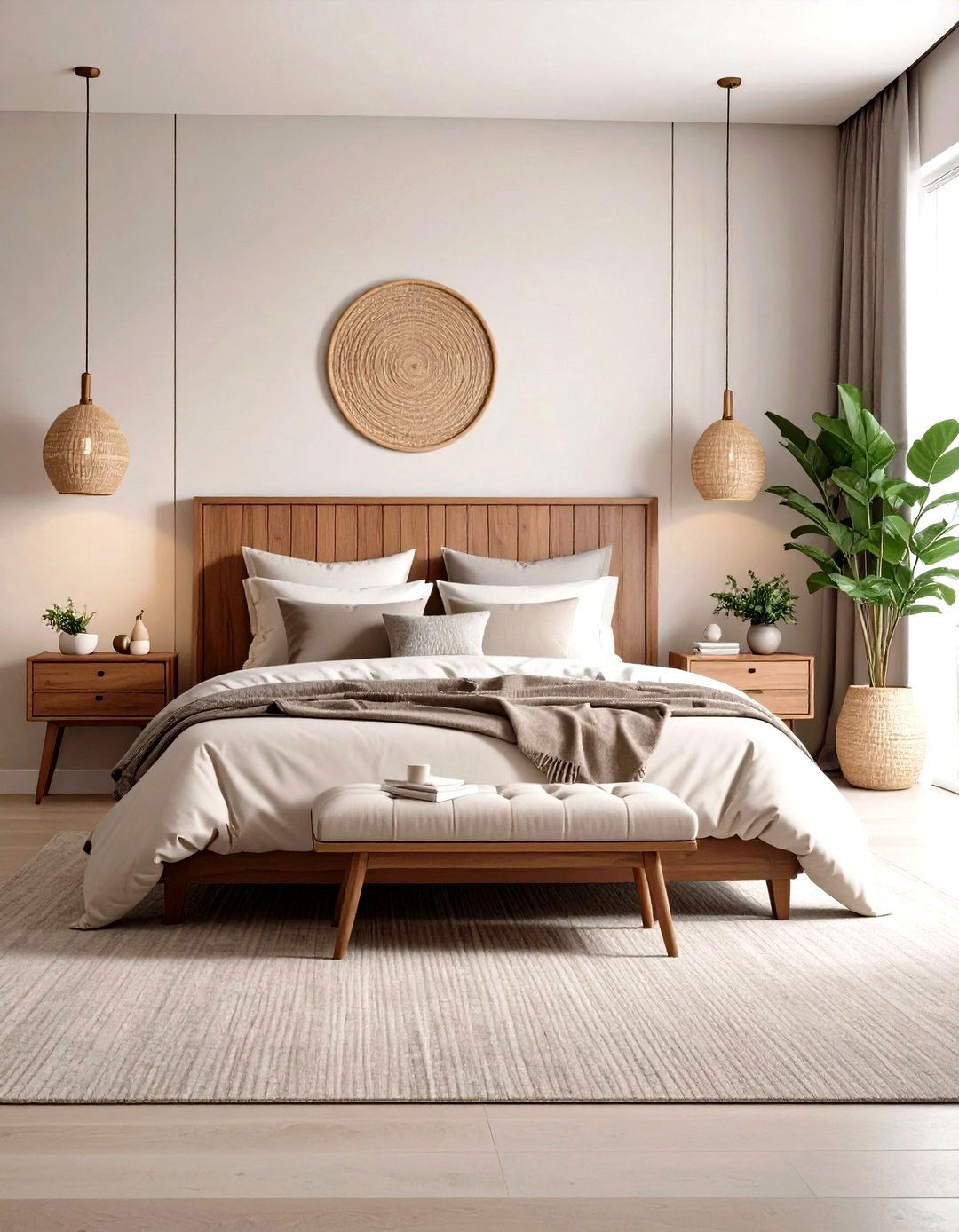 Use Monochrome Layers - 20 Wabi Sabi Interior Design Ideas