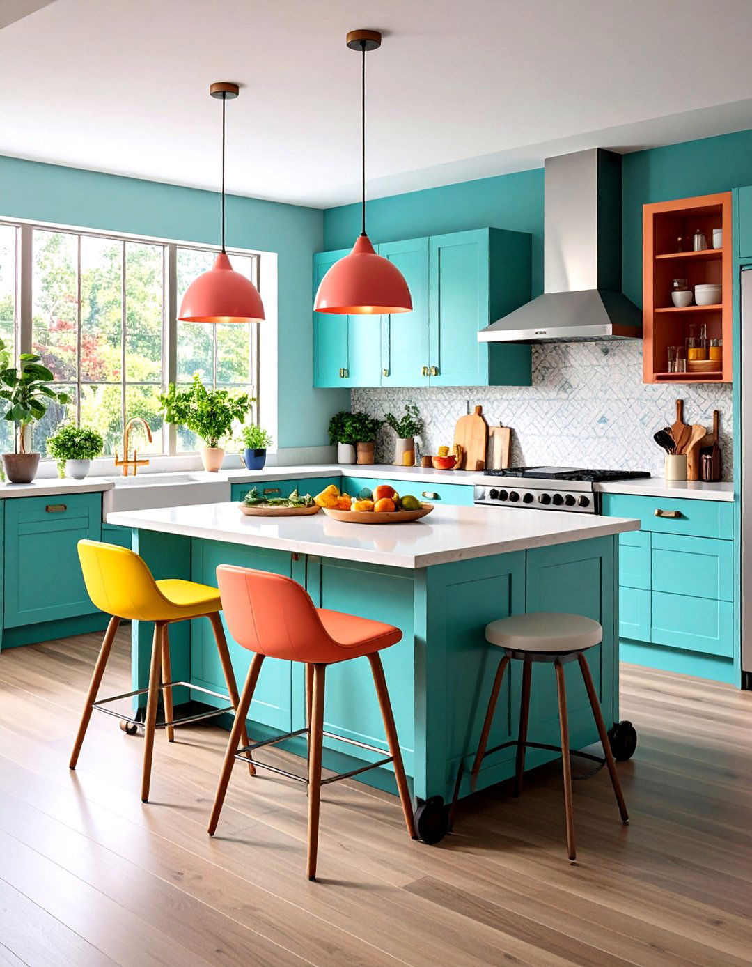 Use Multifunctional Furniture - 20 Small White Kitchen Ideas