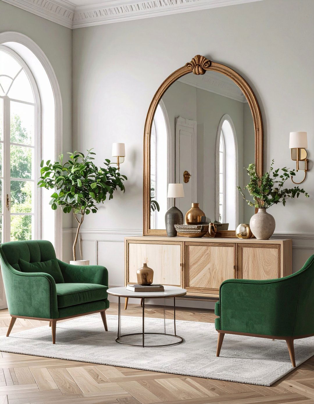 Use Strategic Mirrors to Amplify Light and Volume - 20 Formal Living Room Ideas