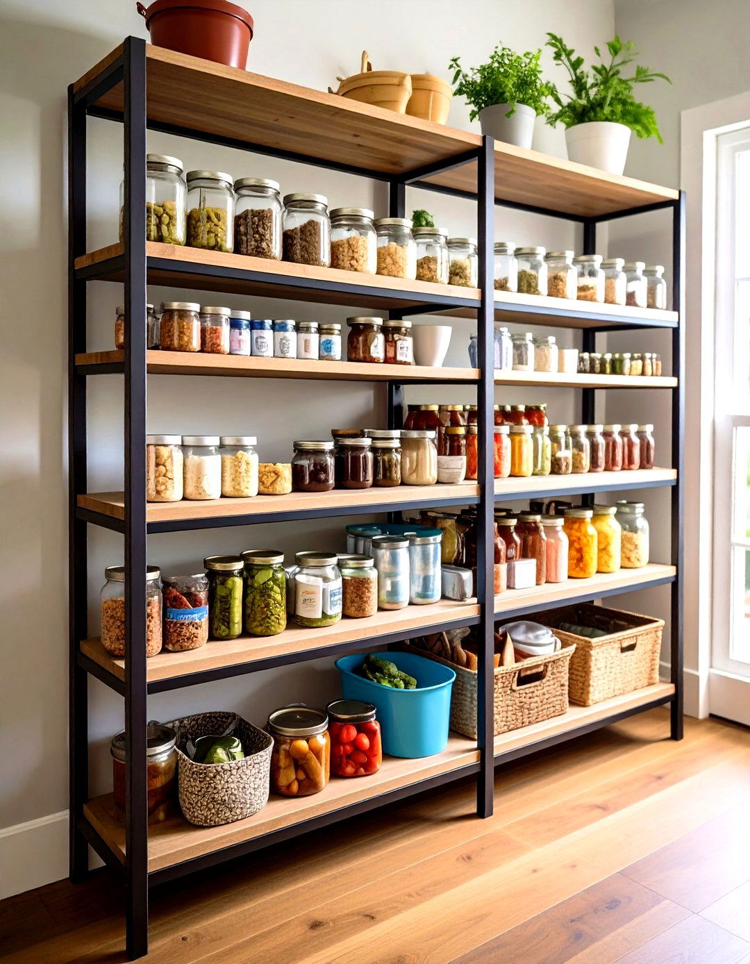 Use Tiered Shelf Organizers - 20 Small Pantry Ideas