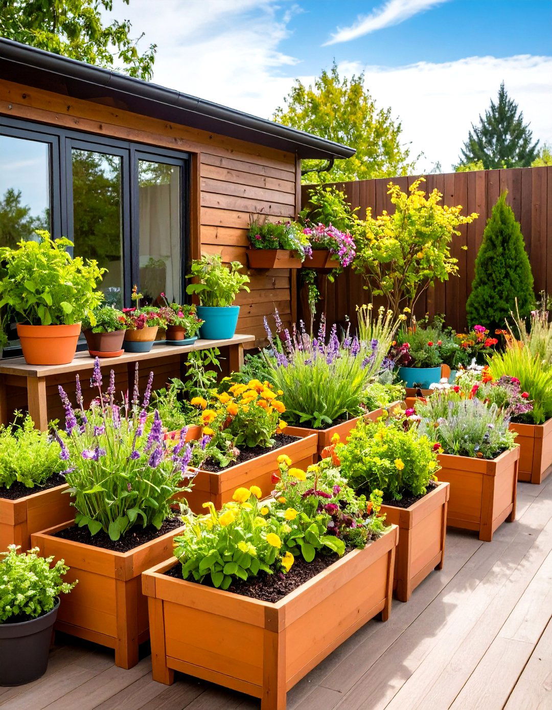 Utilize Container Gardening - 20 Sensory Garden Ideas