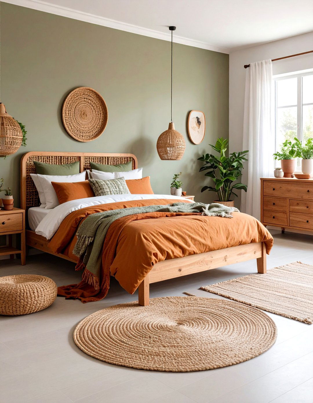 Utilize Earthy Tones and Natural Materials - 20 Student Bedroom Design Ideas