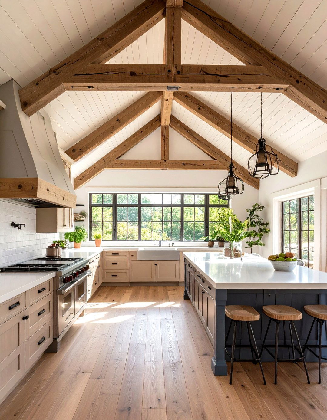 Vaulted Kitchen Ceiling Cathedral Style - 20 Kitchen Ceiling Ideas