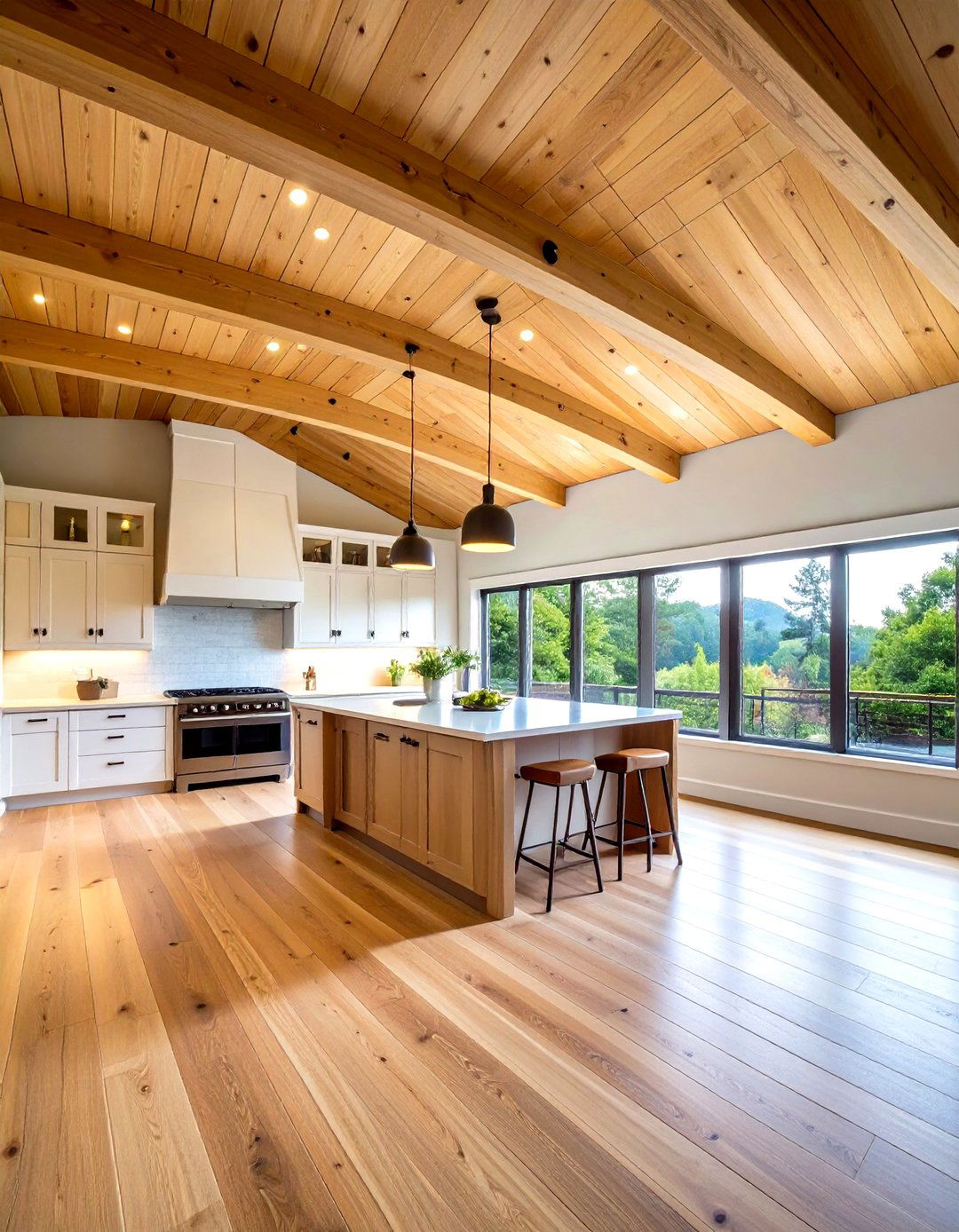 Vaulted Wood Ceiling Kitchen Ideas - 20 Wood Ceiling Kitchen Ideas