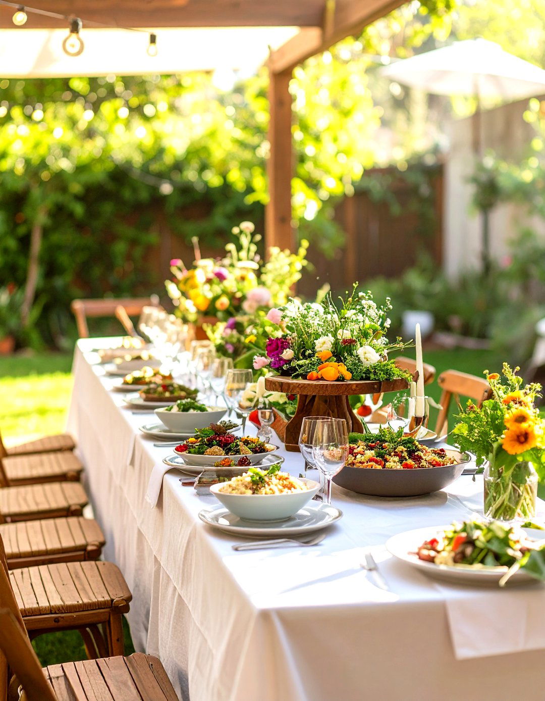 Vegan Wedding Buffet Garden Showcase - 20 Wedding Buffet Ideas