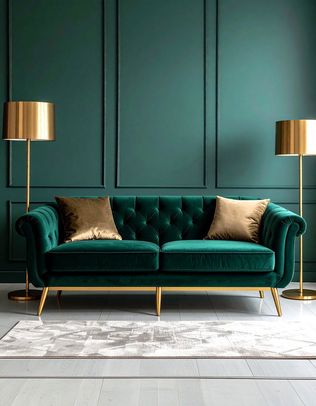 Velvet Floor Seating Loveseats for Luxe Corners - 20 Floor Seating Ideas