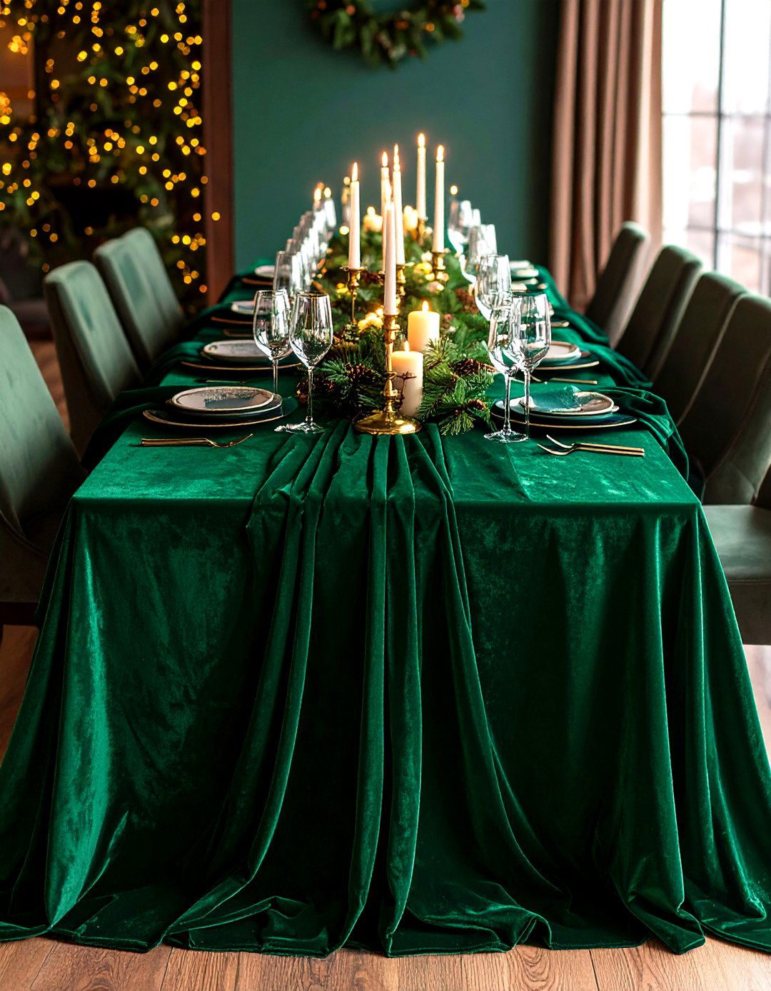 Velvet Luxe Runner - 20 Table Runner Ideas