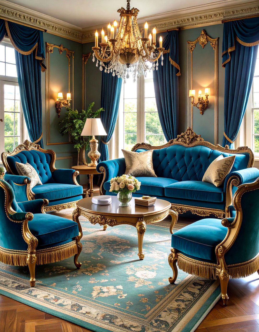 Velvet and Fringe Parlor Seating - 20 Maximalist Decor Ideas