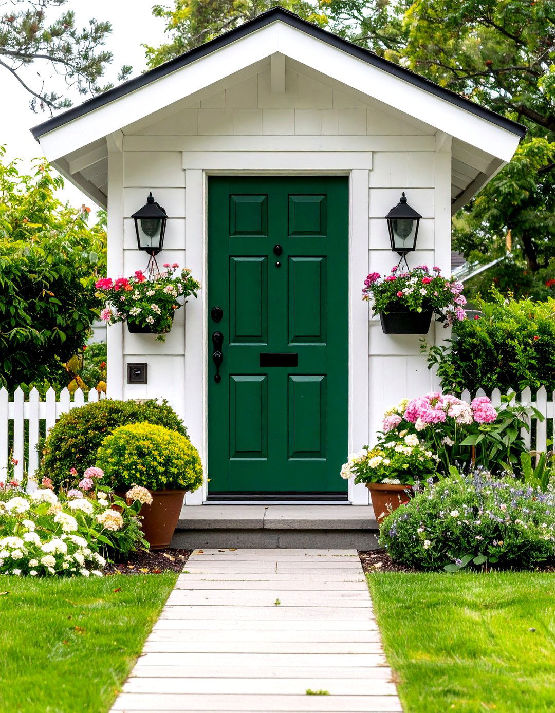 Ventilating Dark Green Dutch Door - 20 Dark Green Front Door Ideas