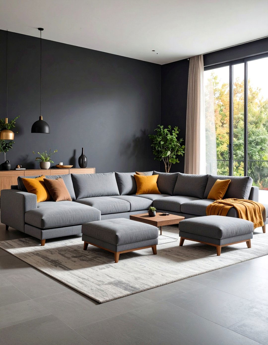 Versatile Modular Grey Sectional Configurations - 20 Grey Sectional Living Room Ideas