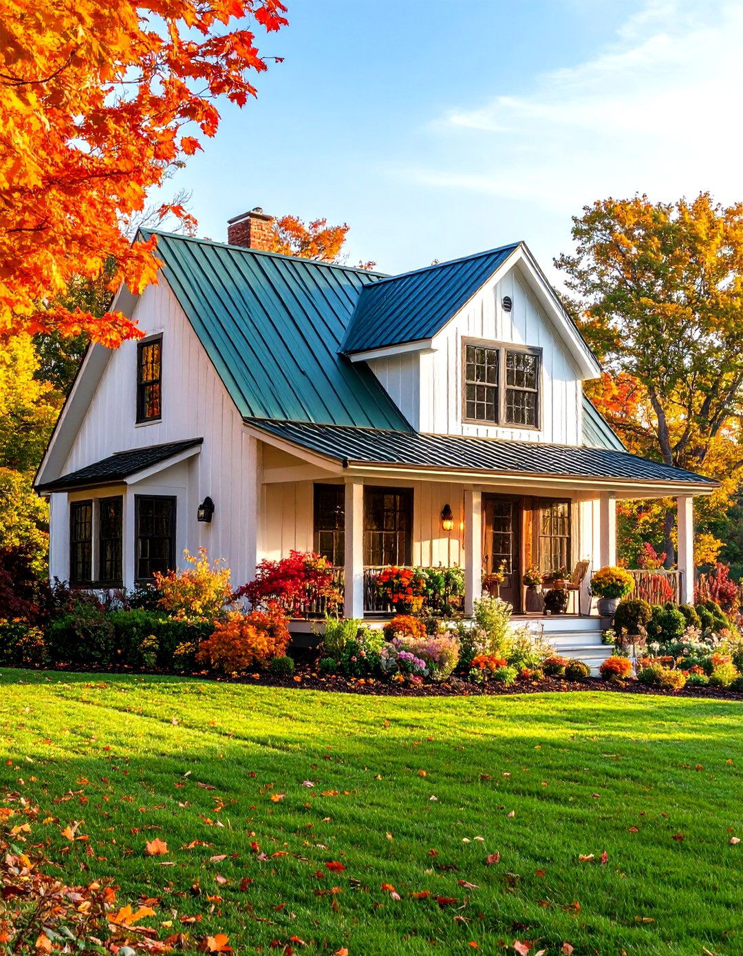 Vertical Board and Batten Farmhouse Twist - 20 Home Designs Using Natural Clay Siding Colors
