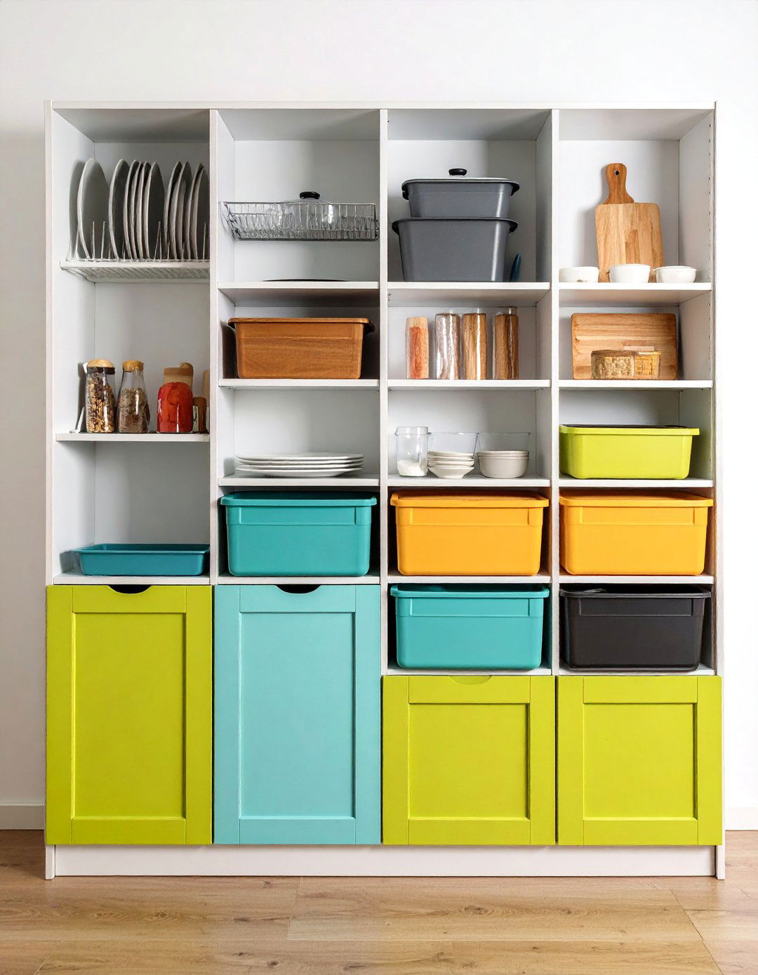 Vertical Cabinet Storage Dividers for Bakeware - 20 cabinet storage ideas